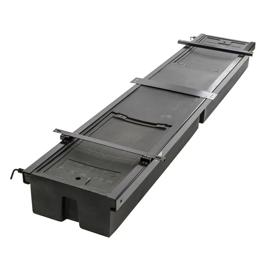 236558 – LIPPERT COMP Under Chassis Storage System, Chassis Mounted Storage Rack With Sliding Storage Boxes Rack Syst...